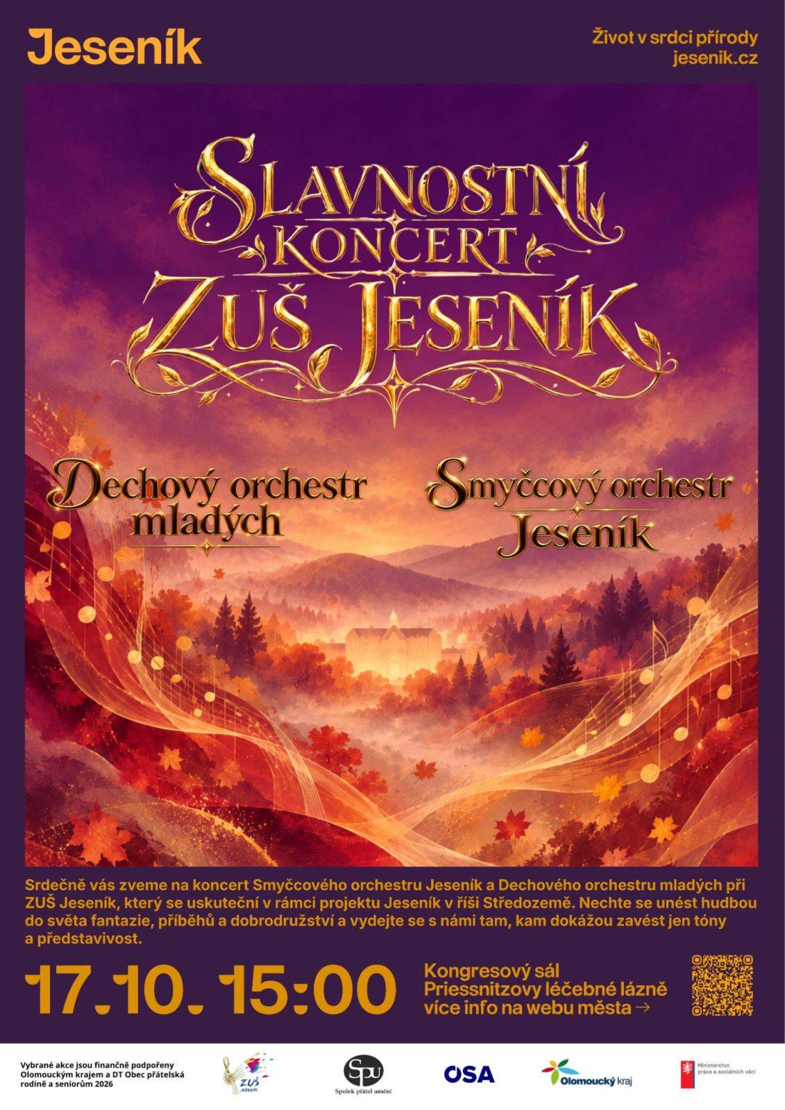 Slavnostní koncert ZUŠ Jeseník