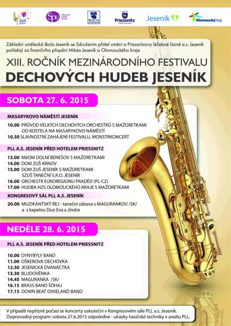 XIII. ROČNÍK MEZINÁRODNÍHO FESTIVALU DECHOVÝCH HUDEB JE ZA NÁMI