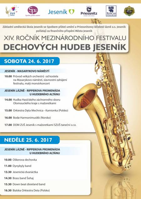 XIV. ROČNÍK MEZINÁRODNÍHO FESTIVALU DECHOVÝCH HUDEB MINULOSTÍ