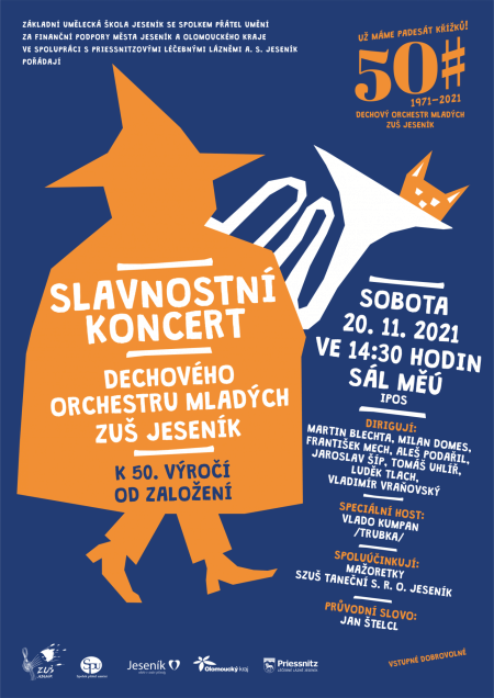 SLAVNOSTNÍ KONCERT - 50 LET DOM ZUŠ JESENÍK
